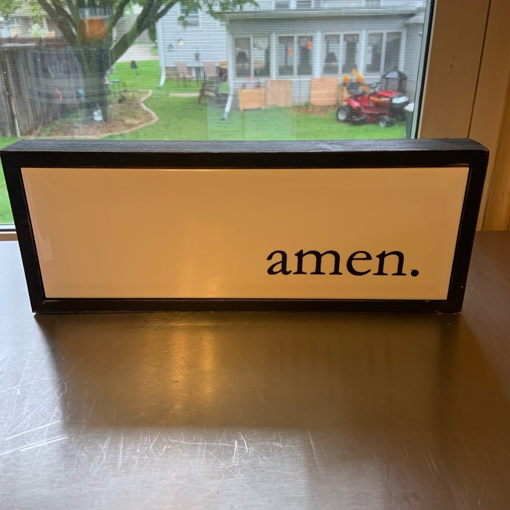 Amen sign
